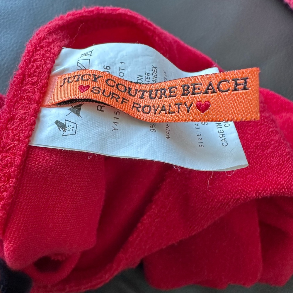 Juicy Couture terry cloth bikini with cover up skirt - Picture 5 of 5